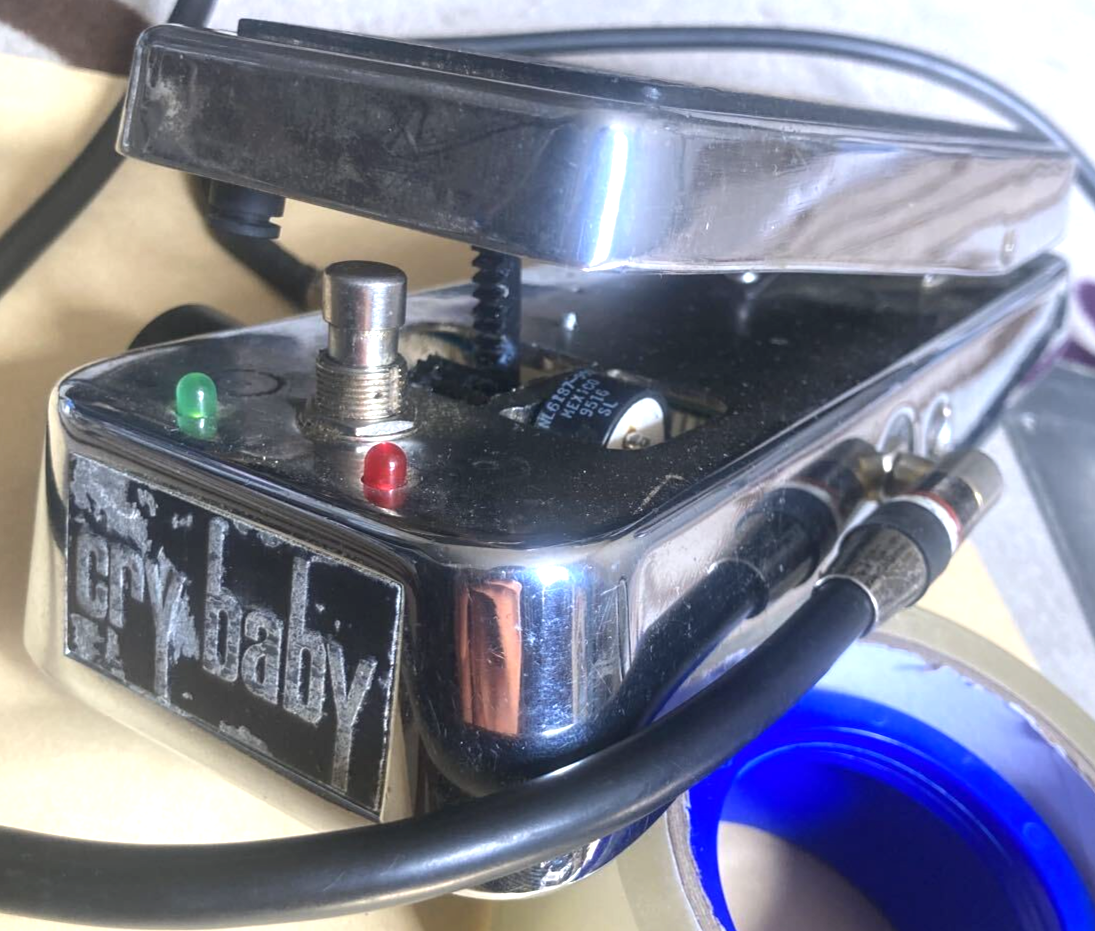 Jim Dunlop Cry Baby CB535 Guitar Effect Wah Pedal Chrome Model | eBay