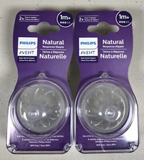 Philips AVENT Natural Response Nipples 2 Packs of 2 Nipples 1m