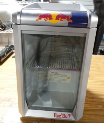RED BULL LIGHTED COUNTER-TOP MINI FRIDGE