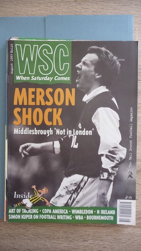 10 issues of vintage WSC When Saturday Comes Football Fanzine Bundle 1997 - 第 7/11 張圖片