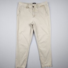 NYDJ Pants Womens UK 14 Beige Stretch Lift Tuck Technology