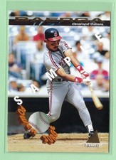 1994 PINNACLE POWER SURGE BASEBALL SAMPLE PROMO #PS12 CARLOS BAERGA NM