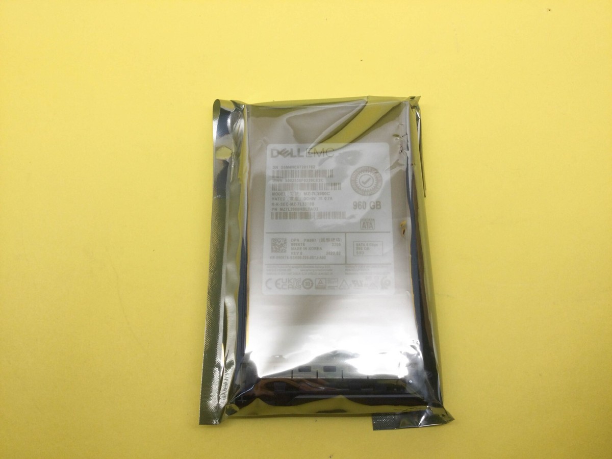 96KT6 DELL 960GB SATA 6Gbps Mixed Use TLC 2.5in SSD 096KT6 MZ