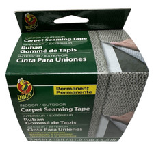 Duck White CARPET TAPE In/Outdoor Moisture Resistant 2.44" W x 15 ft. L 286519