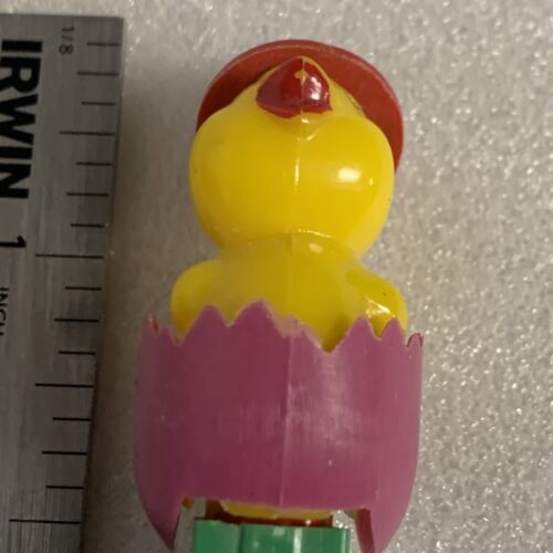 Vintage Pez Dispenser Easter Chick And Egg No Feet Austria - Picture 5 of 16