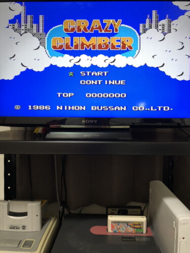 Crazy Climber Nintendo Famicom Nichibutsu 1986 Japanese Version NBF-CY Action - Picture 3 of 24