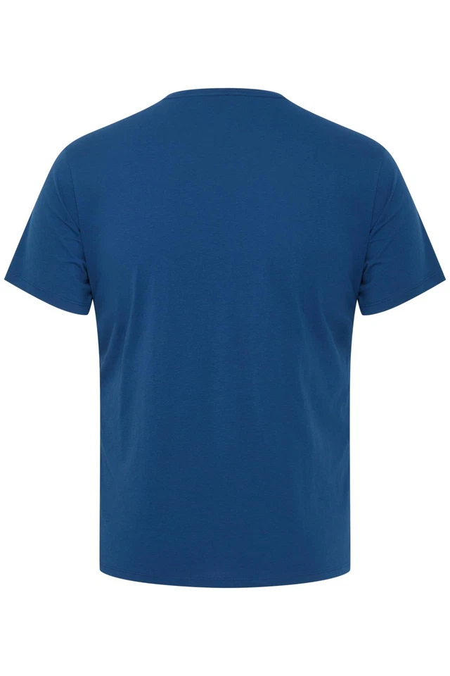 Camiseta manga corta Blend para hombre talla grande 20717100 azul marino peonía, 2XL-6XL Foto 2 de 3