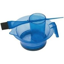 Sibel Professional Hair Tinting/Colouring Set - Non-Slip Bowl, Brush & Jug BLUE