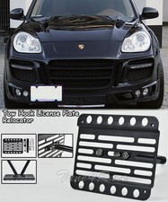 For 02-10 Porsche Cayenne 955 957 Front Tow Hook License Plate Bracket Mount