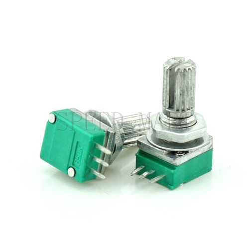 10 piezas Amplificador de audio B50K potenciómetro sellado eje 15 mm 3 pines - Imagen 5 de 5