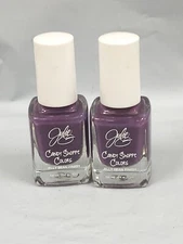 Julie G Candy Shoppe Colors Jelly Bean Finish Nail Color # 70186 Sour Grape 2pcs