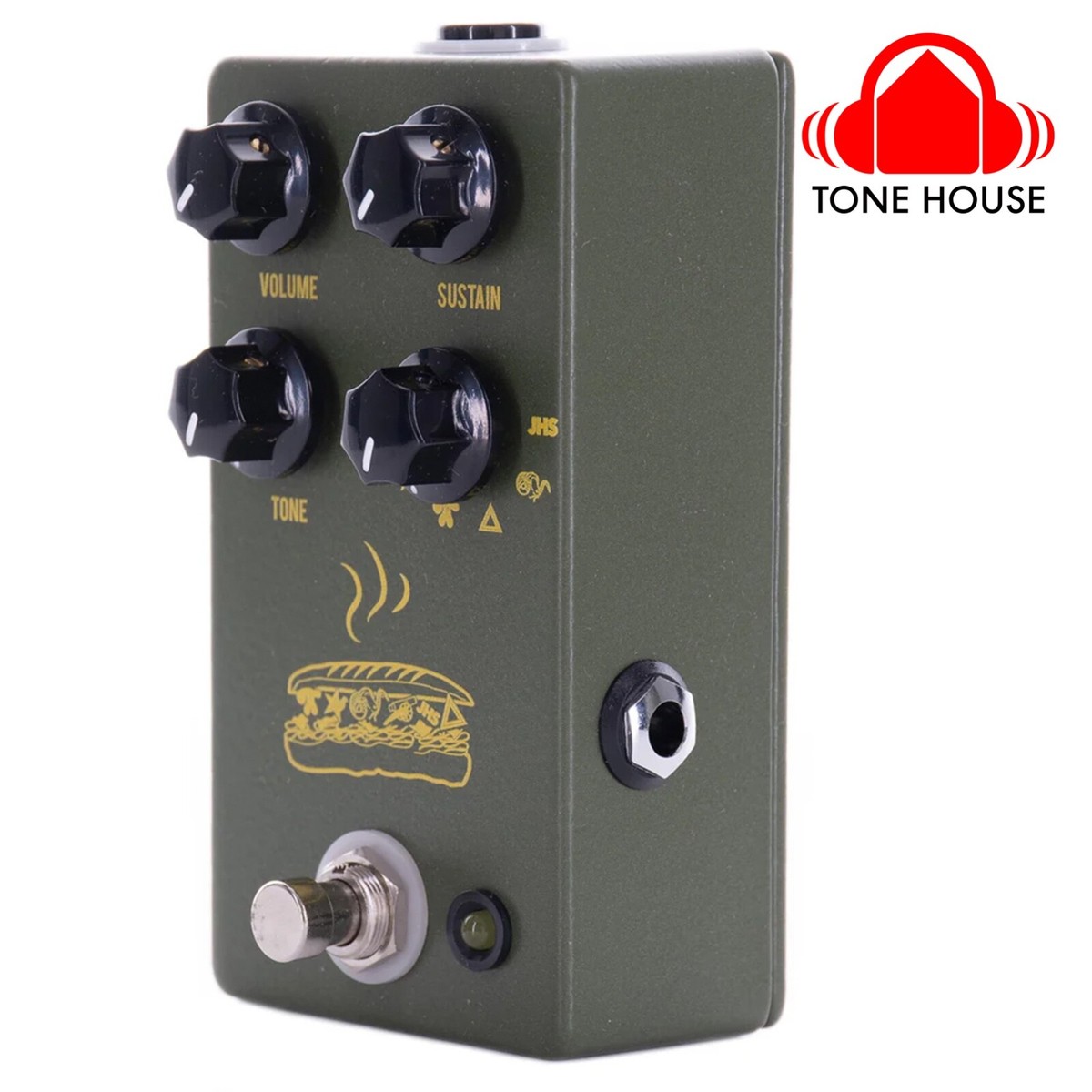 JHS Muffuletta 6-way Fuzz Effect Pedal - Army Green - New | eBay