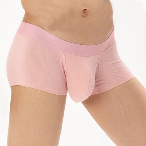 Biancheria intima uomo anteriore aperta sexy U convessa borsa boxer pantaloncini mutandine mutandine - Foto 4 di 14