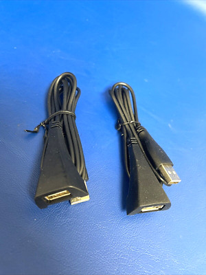 ORIGINAL LOT OF 2X LOGITECH EXTERNAL USB EXTENTION CABLES