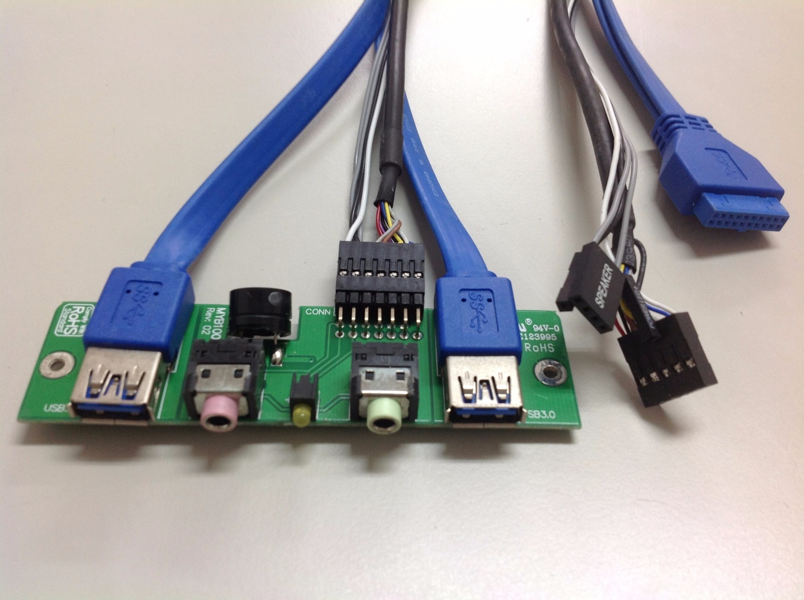 Front chassis USB3.0 + HD Audio module+buzzer+LED(can be customized) | eBay