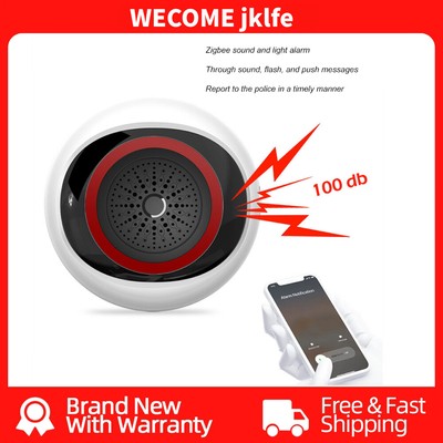 2024 Tuya Smart Sound and Light Alarm USB Powered Zigbee Sound and Light Alarm