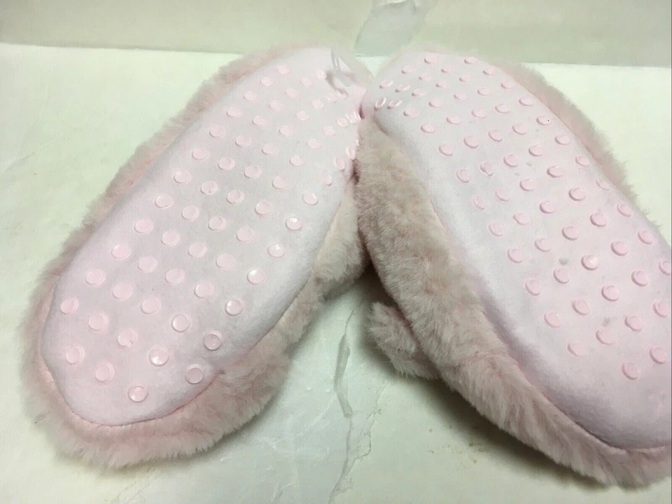 CAPELLI NY ~ Unicorn Girls Slippers Socks w/Faux Fur & Grippers Assorted sizes - Image 3 of 3