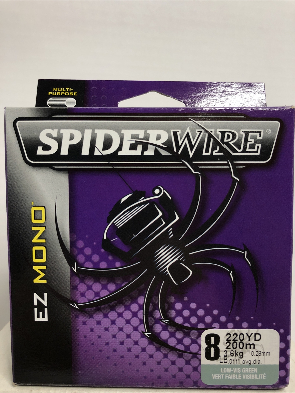 Spiderwire Fishing Line 8lb Test EZ Mono 220 Yds LowVis Green eBay