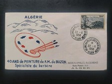 Enveloppe Premier Jour 40 Ans De Peinture De Buzon ALGÉRIE Oblitéré Alger 1958