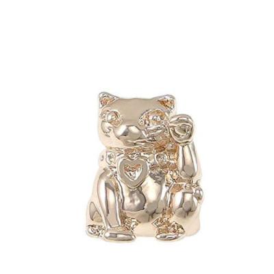 Cat Charm Bead for European Snake Chain Charm Bracelet