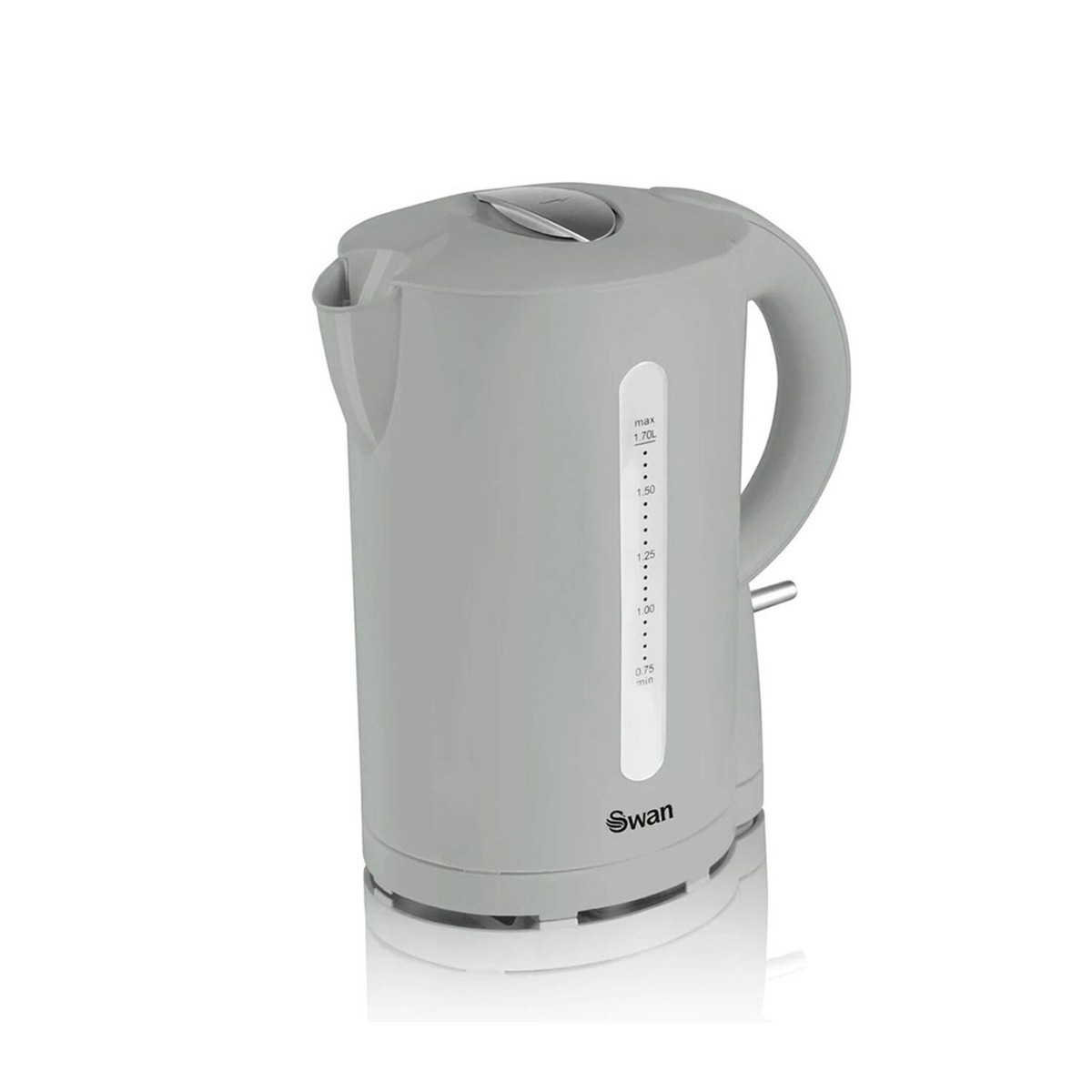 Swan Jug Kettle, Lightweight, Cordless Design, 2200W, Grey