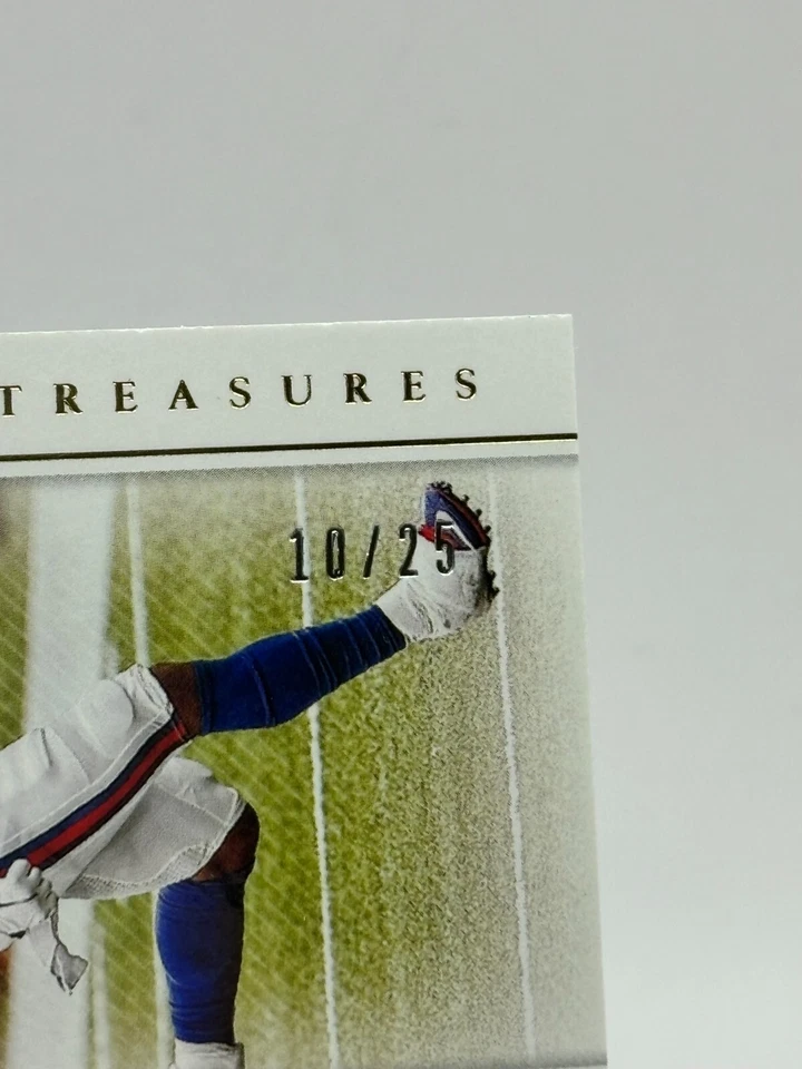 2020 Panini National Treasures Tremendous Rookies Prime /25 Zack Moss Rookie RC - Image 3 of 3