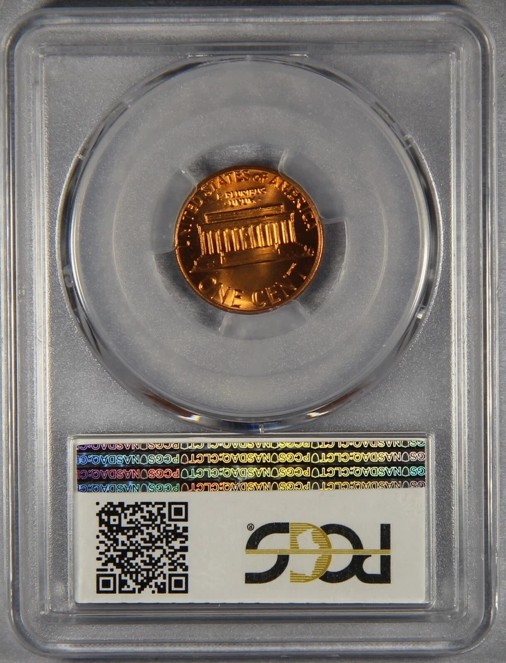 1985 Lincoln Memorial Cent Penny PCGS MS68 RD 1c - Image 2 of 3