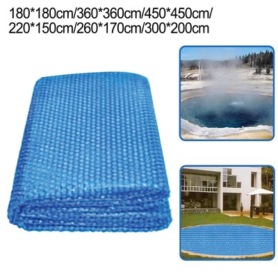 Flexible blaue Abdeckplane für Spa sorgt für optimale Heizleistung