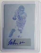 2022 Leaf Flash Football Cyan Plate Jalen Wydermyer Autograph RC 1/1 Auto