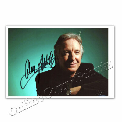 Alan Rickman ` Professor Severus Snape aus Harry Potter - Autogrammfotokarte `1