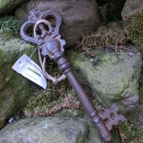 SchlüSsel DekoschlüSsel Dekoartikel Gusseisen Gartendeko Deko Landhaus TA00706-B-image