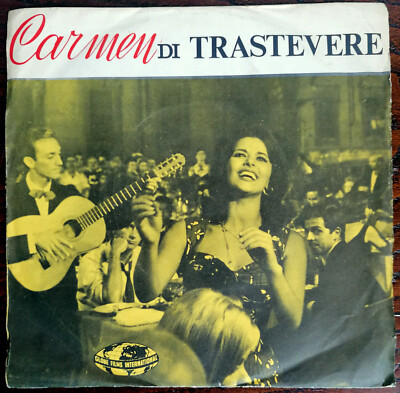 LAVAGNINO CARMEN DI TRASTEVERE 7'' ost VANNA SCOTTI GIOVANNA RALLI - SEXY COVER