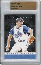 2007 Jordan Walden Rookie GLOSSY RC BGS 1/1