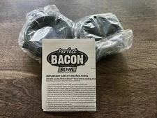 As Seen On TV Perfect Bacon Bowl 2 Bowls Dishwasher Safe New without Box