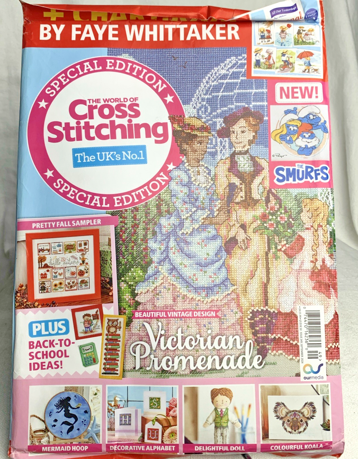 The World Of Cross Stitching Magazine Issue 349 September 2024 New | eBay
