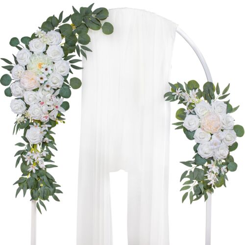 Wedding Arch Flowers, Artificial Flowers for Decoration, Large Flower Swag fo...