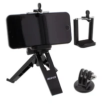 Travel Pocket Selfie Tripod with GoPro Mount +Mobile Smart Cell Phone Holder,US 