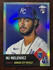 2022 Topps Chrome Platinum 1953 Anniversary MJ Melendez Base Refractor 33 RC