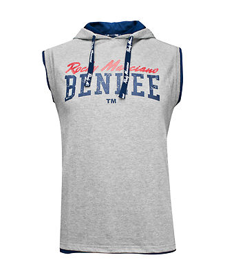 Benlee- Sleeveless hooded Shirt ''Epperson'' Grau. S-XXXL. Boxen. Kickboxen. Thai.