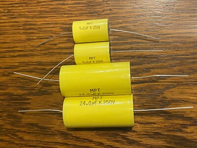Recap Kit for Dynaco A-50 Speakers New MPT Polypropylene Film Capacitors 