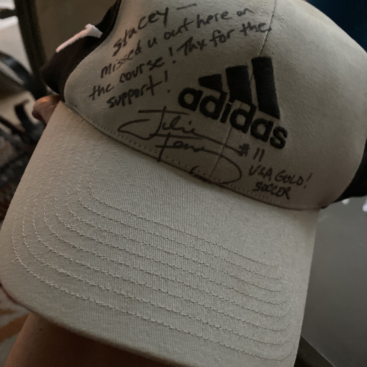 JULIE FOUDY SIGNED AUTOGRAPHED #11 TEAM USA SOCCER LEGEND See Pics