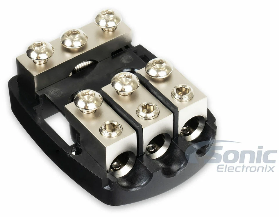 T-Spec V-DIST-PWR 1/0 - 8 AWG In 4 - 10 AWG Battery Terminal Distribution Block - Image 3 of 4