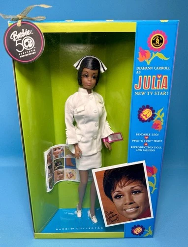 Barbie Nurse Diahann Carroll Julia 50th Anniversary Repro Mattel NRFB