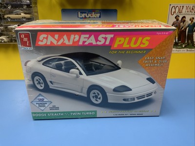 AMT Dodge Stealth R/T Twin Turbo  Snapfast Plus Model Kit #6687 NEW