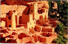 Postcard HISTORICAL SCENE Mesa Verde National Park Colorado CO a/01 AK1873