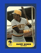 1986 Fleer Update Set-Break # 14 Barry Bonds RC EX-EXMINT *GMCARDS*