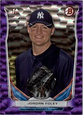 2014 Bowman Draft Purple Ice #DP128 Jordan Foley /99 - NM-MT