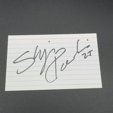 Shjon Podein Signed 3x5 Index Card - Utah Jazz - TTM Authentic Autograph