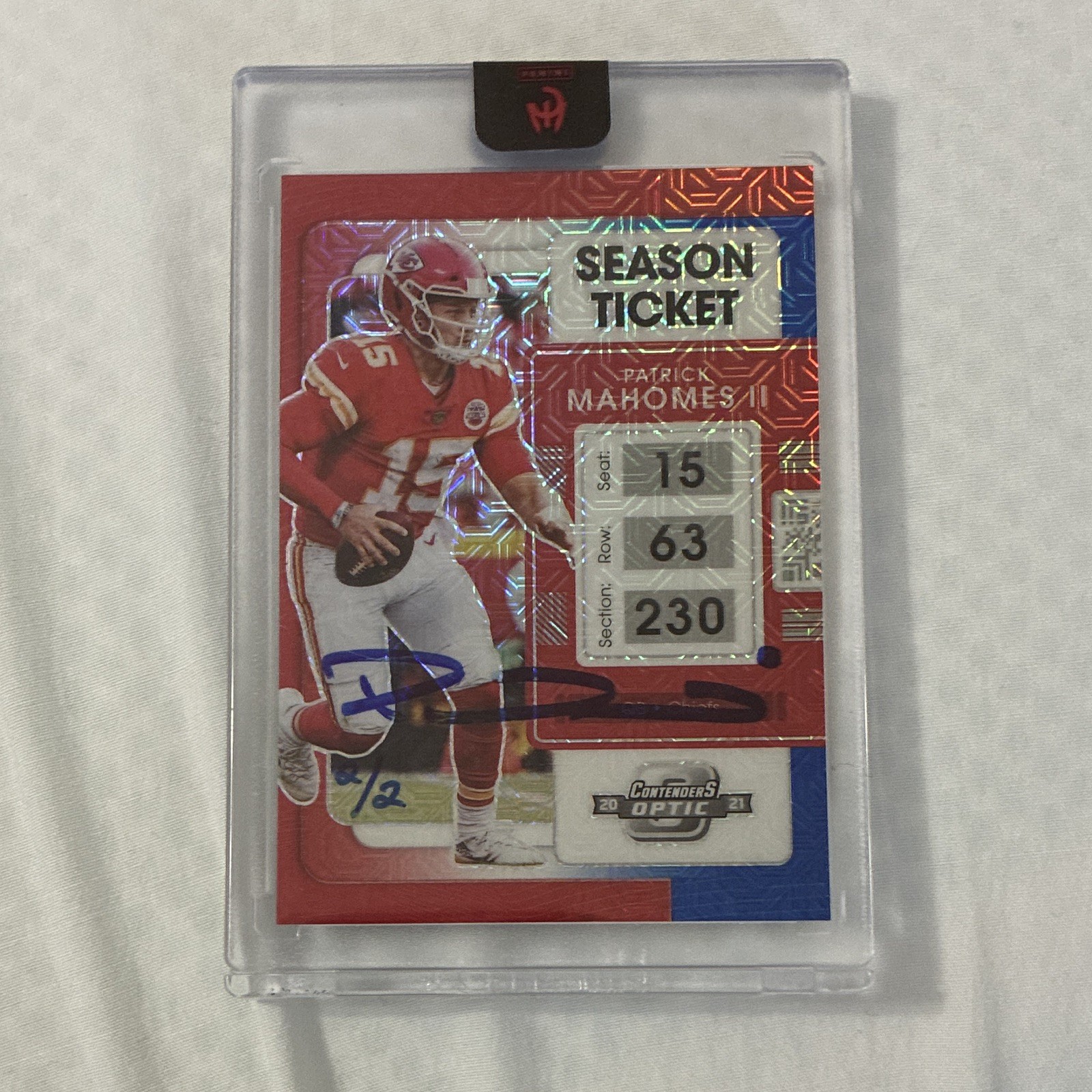 2025 Mahomes Authentically Patrick Mahomes ll Recollection Buyback Auto 2/2 view 1