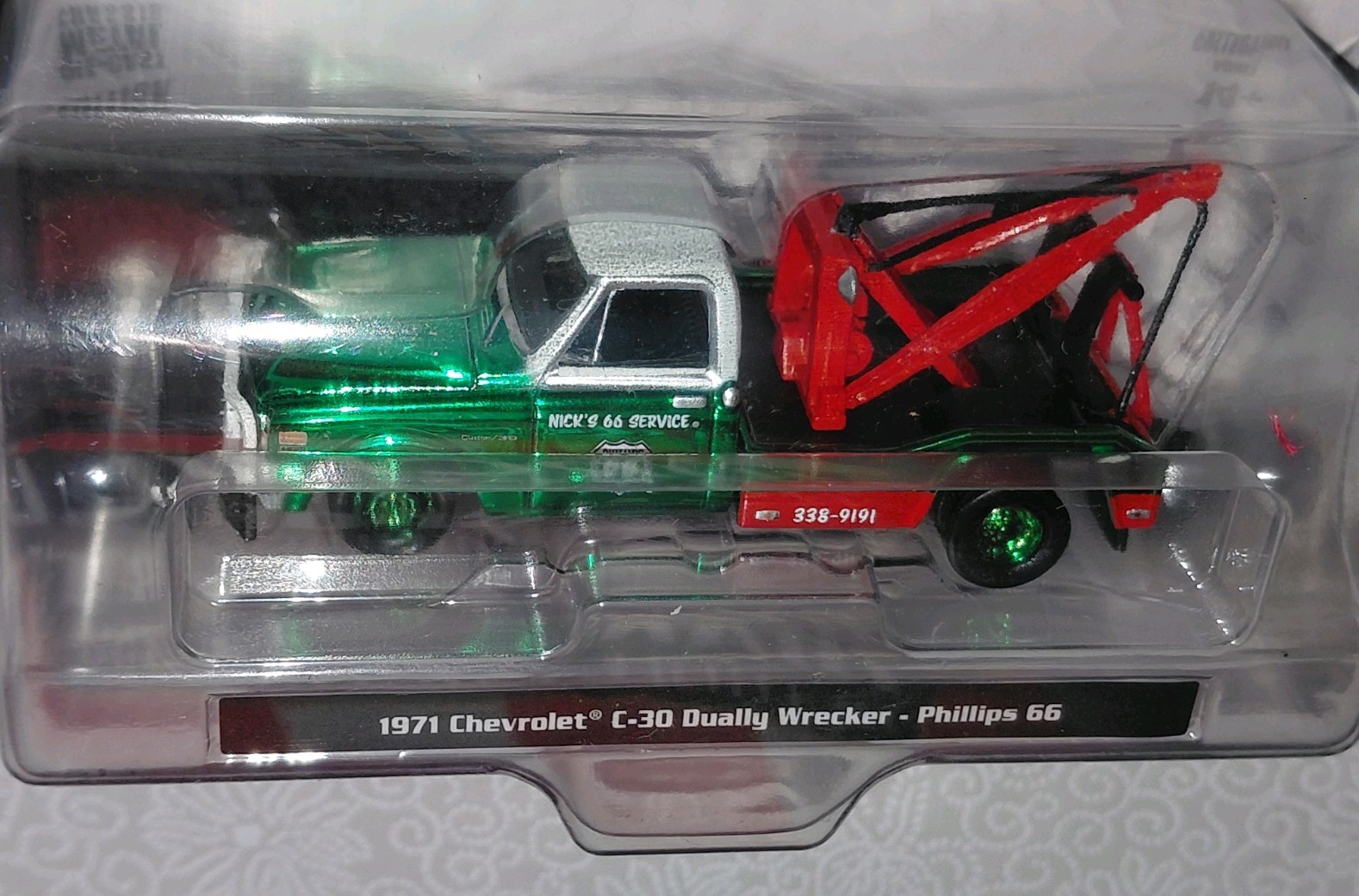 Greenlight Dually Drivers 1971 Chevrolet C-30 Wrecker Phillips 66 Green ...